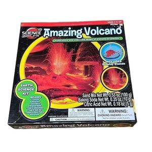 Science By Me Red Amazing Volcano Eruptions Earth Science Kit Ages 8+ & Up